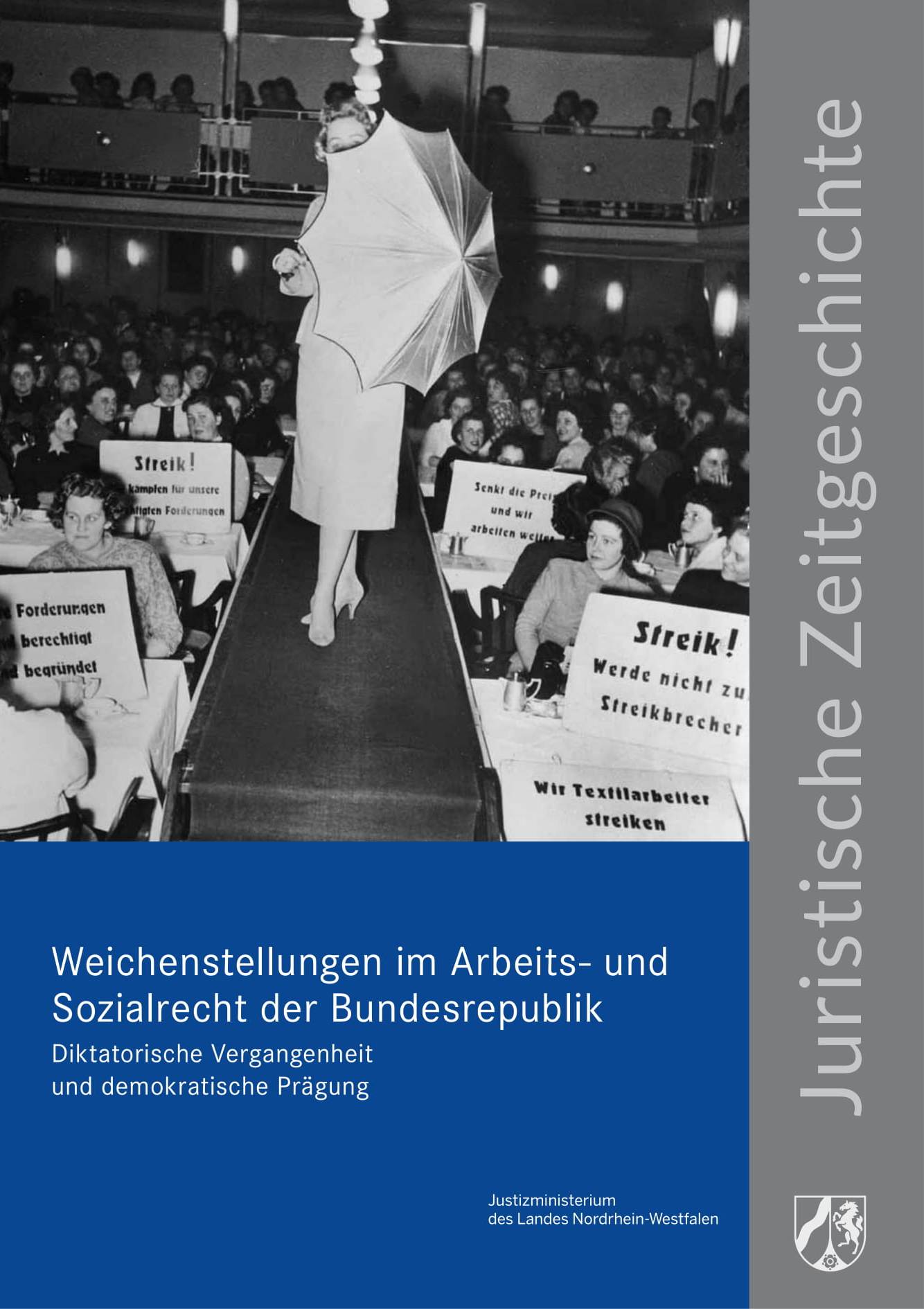Foto einer Filmpräsentation im Rahmen der Unfallverhütungswoche 1950 in Wuppertal